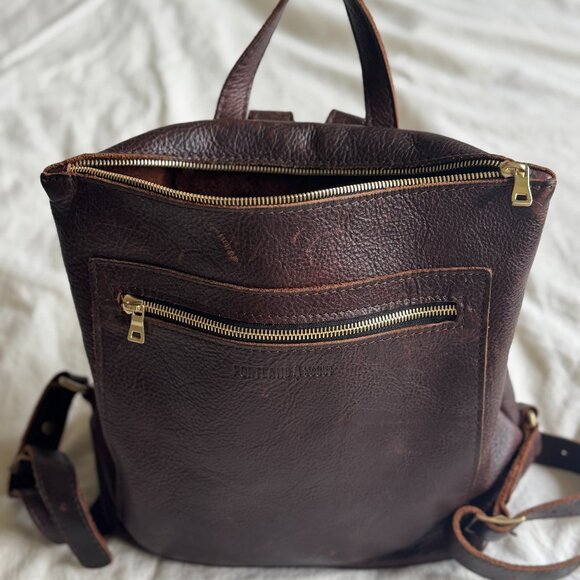 Portland Leather Handbags - Portland Leather Tote Backpack